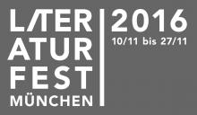 Logo Literaturfest München 2016