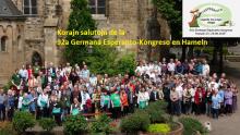 Teilnehmer des 92. Deutschen Esperanto-Kongresse, organisiert von der Esperanto-Gruppe Hameln